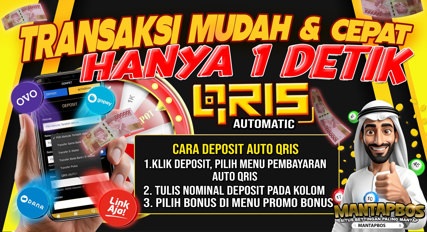 TRANSAKSI MUDAH & CEPAT DENGAN QRIS AUTO